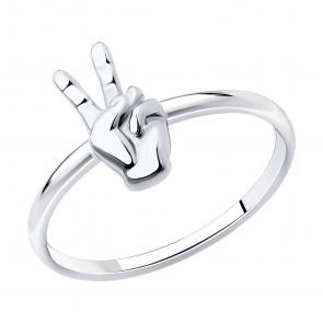 Серебряное кольцо SOKOLOV 94014166 фото