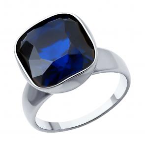 Серебряное кольцо SOKOLOV с фианитом 94014184 фото