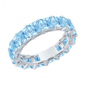 Серебряное кольцо SOKOLOV с фианитом 94014433 фото