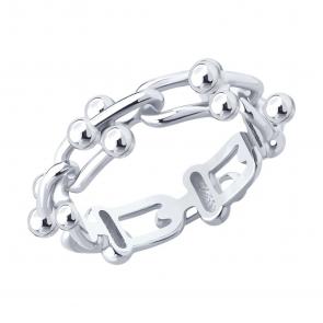 Серебряное кольцо SOKOLOV 94014482 фото