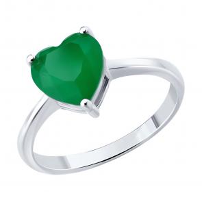 Серебряное кольцо SOKOLOV с фианитом 94014493-91 фото