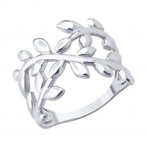 Серебряное кольцо SOKOLOV 94014595 фото