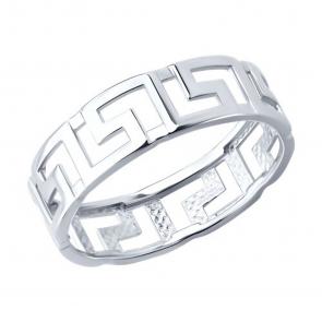 Серебряное кольцо SOKOLOV 94014605 фото