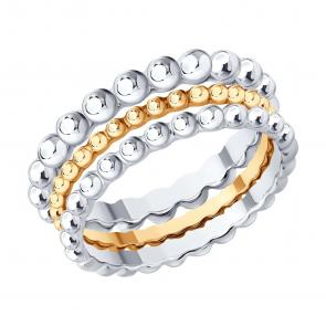 Серебряное кольцо SOKOLOV 94014690 фото