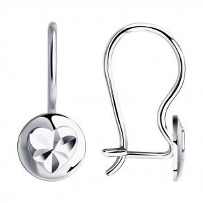 Серебряные серьги SOKOLOV 94021810 фото