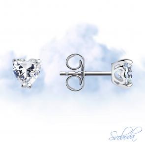 Серебряные серьги SOKOLOV с фианитом 94021971-91 фото