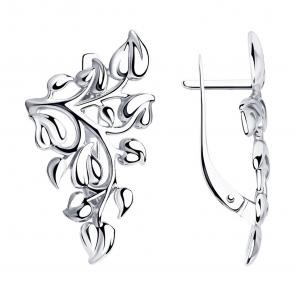 Серебряные серьги SOKOLOV 94022329 фото