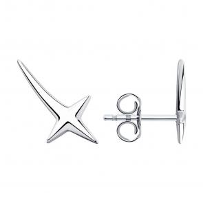 Серебряные серьги SOKOLOV 94023746-91 фото