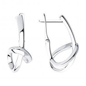 Серебряные серьги SOKOLOV 94023915 фото