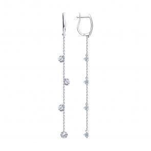 Серебряные серьги SOKOLOV 94023935-91 фото