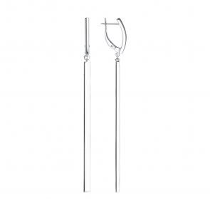 Серебряные серьги SOKOLOV 94024008 фото