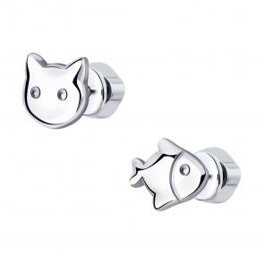 Серебряные серьги SOKOLOV 94024034 фото