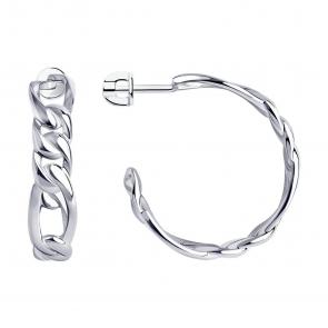 Серебряные серьги SOKOLOV 94024100 фото