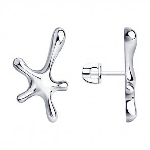 Серебряные серьги SOKOLOV 94024107 фото