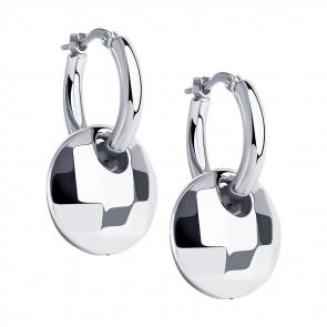 Серебряные серьги-трансформеры SOKOLOV 94024334 фото