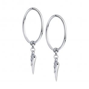 Серебряные серьги-трансформеры Крылья SOKOLOV 94024464 фото