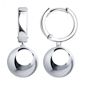 Серебряные серьги SOKOLOV 94024775 фото