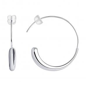 Серебряные серьги SOKOLOV 94025103 фото