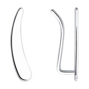 Серебряные серьги SOKOLOV 94025580 фото