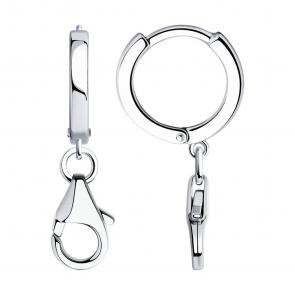 Серебряные серьги SOKOLOV 94025685 фото