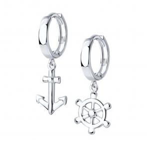 Серебряные серьги SOKOLOV 94025686 фото