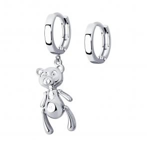 Серебряные серьги SOKOLOV 94025725-91 фото