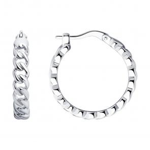 Серебряные серьги SOKOLOV 94025741-91 фото