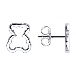 Серебряные серьги SOKOLOV 94025915-91 фото