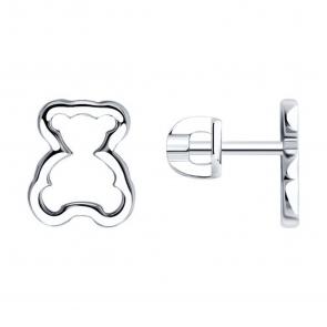 Серебряные серьги SOKOLOV 94025915 фото