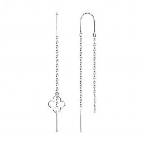 Серебряные серьги SOKOLOV 94025982-91 фото