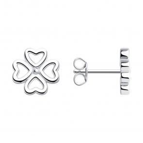 Серебряные серьги SOKOLOV 94026381-91 фото