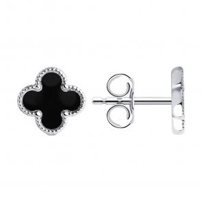 Серебряные серьги SOKOLOV 94026456-91 фото