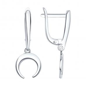 Серебряные серьги SOKOLOV 94026577-91 фото