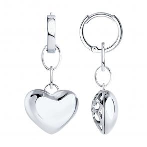 Серебряные серьги-трансформеры SOKOLOV 94026656 фото