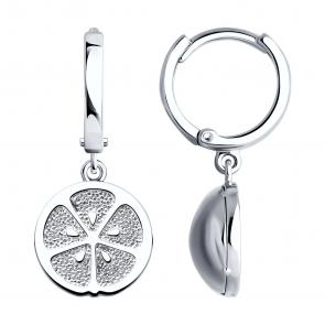 Серебряные серьги SOKOLOV 94026706 фото