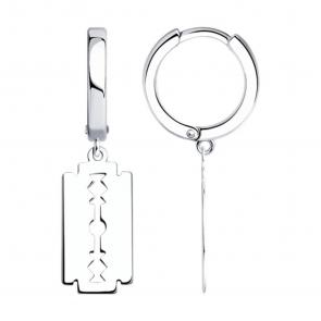 Серебряные серьги SOKOLOV 94026723-91 фото