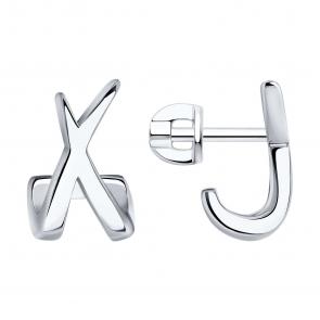 Серебряные серьги SOKOLOV 94026759 фото