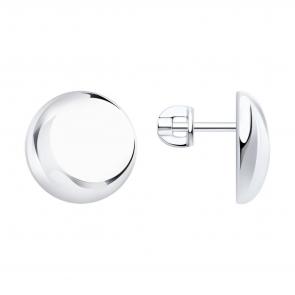 Серебряные серьги SOKOLOV 94027013 фото