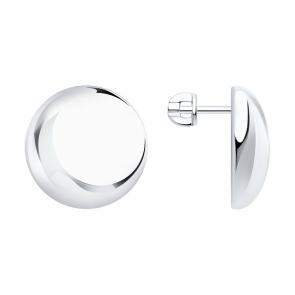 Серебряные серьги SOKOLOV 94027029 фото