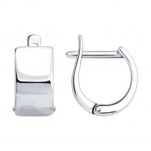 Серебряные серьги SOKOLOV 94027062 фото