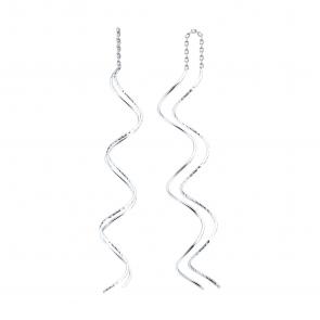 Серебряные серьги SOKOLOV 94027072 фото