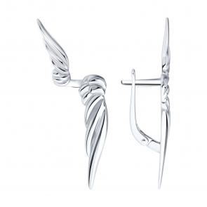 Серебряные серьги SOKOLOV 94027082 фото