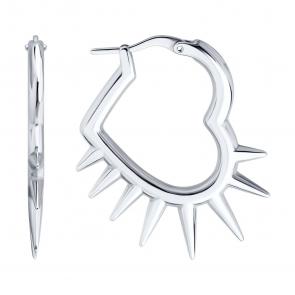 Серебряные серьги SOKOLOV 94027094 фото