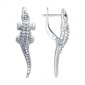 Серебряные серьги SOKOLOV 94027101 фото