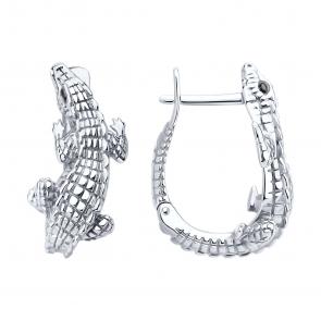 Серебряные серьги SOKOLOV 94027112 фото