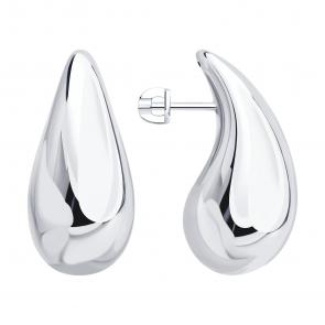 Серебряные серьги SOKOLOV 94027121 фото