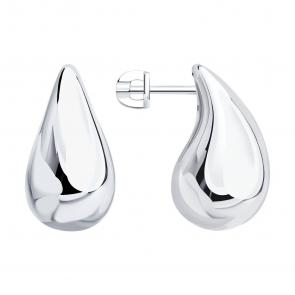 Серебряные серьги SOKOLOV 94027197 фото