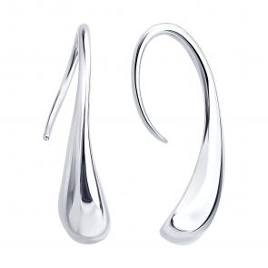 Серебряные серьги SOKOLOV 94027267 фото