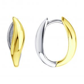 Серебряные серьги SOKOLOV 94027492 фото