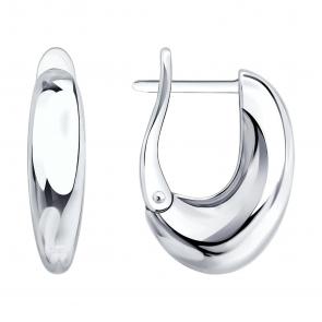 Серебряные серьги SOKOLOV 94027519 фото